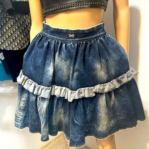 Stunning Authentic D&G skirt XS - 40 denim